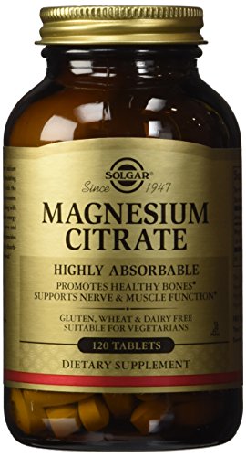 Solgar - magnesium citrate,pack of two(120 tablets in each)