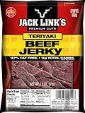 Jack Link's Beef Jerky, Teriyaki, 1.8-Ounce Bags (Pack of 8)