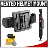 Contour Vented Helmet Mount with Lenspen + Cleaning Kit for Contour HD & Contour GPS Wearable Video Camcorders