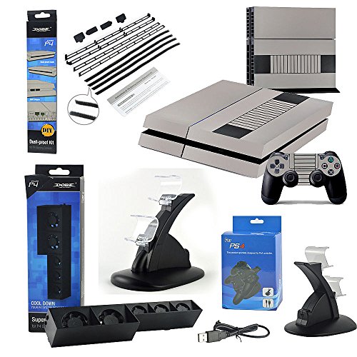 Sqdeal Ps4 Accessories Bundle In Pack Cooling Fan Desertcart