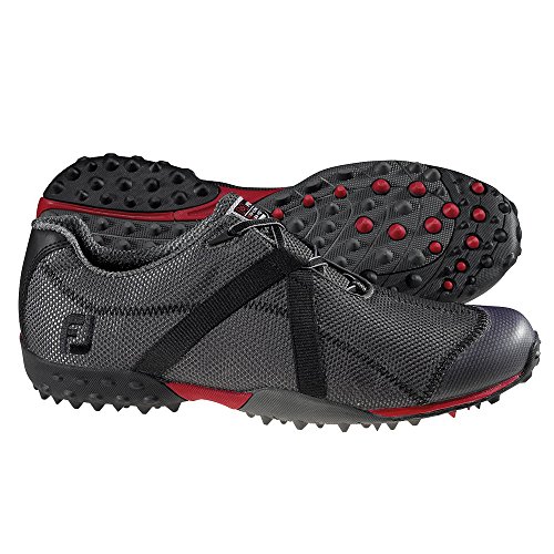 Men’s Footjoy M Project Spikeless Wide Golf Shoes Charcoal/ Black Mesh Size 11.5
