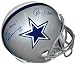 Roger Staubach and Drew Pearson Dallas Cowboys Dual Autographed Full-Size Replica Helmet with Hail Mary