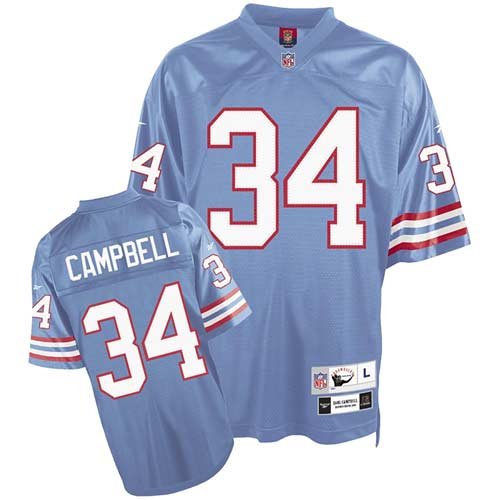 Reebok Houston Oilers Earl Campbell Retired Youth Legend Premier Jersey Extra Large