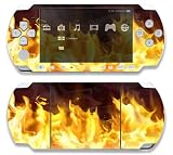 Furious Fire Decorative Protector Skin Decal Sticker for Sony Playstation PSP Slim / PSP 3000