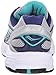 Saucony Women's Cohesion 9 Running Shoe, Silver/Navy/Teal, 7.5 M US