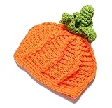 (Goldgarden）ハロウィン ニット帽 仮装 ベビー 赤ちゃん  撮影 (オレンジ)