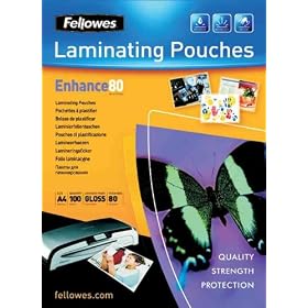 Fellowes - Pochettes plastifi�es - 100 x brillant - A5 (148 x 210 mm)