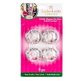 WeGlow International Locker Gem Magnets (4-Piece), Clear [並行輸入品]