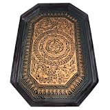 Handmade Hand-Lacquered Decorative Gold Leaf Octagonal Tray (Thailand)