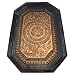 Handmade Hand-Lacquered Decorative Gold Leaf Octagonal Tray (Thailand)