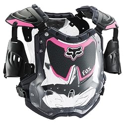 Fox Racing R3 Women's Roost Deflector MotoX Motorcycle Body Armor - Black/Pink
