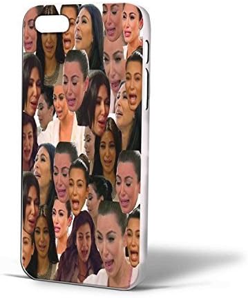 Kim Kardashian Crying Face Collage for Iphone Case (iPhone 6s plus white)