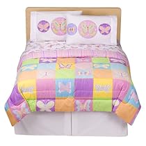Crayola Pastel Butterfly Comforter - Full