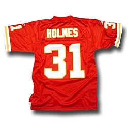Priest Holmes "Repli-thentic" NFL "Stitched-on Name and Number" EQT Jersey by Reebok