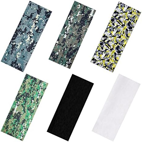 Bundle Military Bandana 6 pack Seamless Style Headwear Scarf Wrap camo army cap - Mixed Sets(6 set Choices) (style 6)
