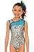 TumbleWear Big Girl's Mani Wild Turquoise Zebra-Child: 10-12