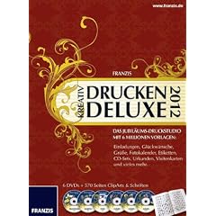 Kreativ Drucken Deluxe 2012 - Schriften und Cliparts