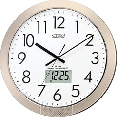 CITIZEN (シチズン) 掛け時計 ネムリーナPC 電波時計 4FN402-019