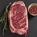 Wagyu Beef New York Strip Steak - Marble Grade 8 - Whole, Cut To Order - 11 lbs cut to 3/4-inch steaks