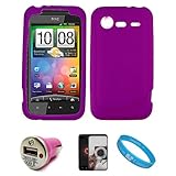 Purple Premium Soft Rubberized Silicone Skin Cover for Verizon Wireless New ....
