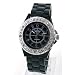 Black Diamonte metal coloured metal Strap Watch