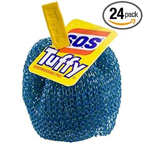 S.O.S. Tuffy Dishwashing Pad (Pack of 24), Colors may vary