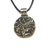 The Celtic Mother Pewter Pendant on Corded Necklace