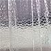 Adwaita 10 Guage Newest Design Clear Shower Curtain Liner Heavy Duty EVA Plastic Mildew Fre New 3D Water Cube Clear Shower Curtain Liner-No Odors, No Chemicals, Eco Friendly