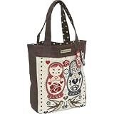 Loungefly Loungefly Nesting Dolls Tote (TAN)