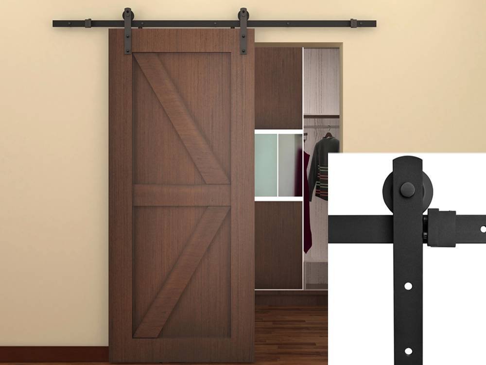 Amazon.com: TCBunny Country Steel Sliding Barn Wood Door Hardware ... Amazon.com: TCBunny Country Steel Sliding Barn Wood Door Hardware ...