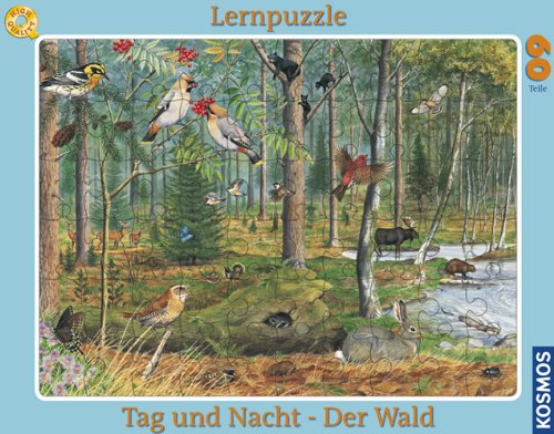 Kosmos 731144 - Lernpuzzle 60 Teile Tag und Nacht - Der Wald Preisvergleich