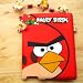 Angry Birds lovely red Dull polish Cover Case for iPad 2