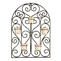 Votive Candle Holder Scroll Wall Sconce