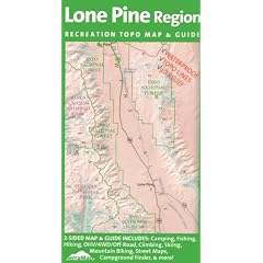 Lone Pine Region Recreation Topo Map & Guide: Inyo National Forest, Kings Canyon National Park, Sequoia National Park, Tinemaha Reservoir, Owens River, Owens Lake, Sierra Nevadas, Inyo Mountains, Mount Whitney, Long Lake, Big Pine, Lone Pine, (Fresno County, Tulare County, Inyo County, Owens Valley, Interstate Highway 395, Intrastate Highway 136: Camping, Fishing, Hiking, Ohv, 4wd, Off-road, Climbing, Skiing, Mountain Biking, Street Maps, Campground Finder, Waterproof Topo Lines 3d Relief, Sierra Maps Eastern Sierra Series 2008)