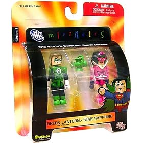DC Universe MiniMates Wave 1 Green Lantern and Star Sapphire
