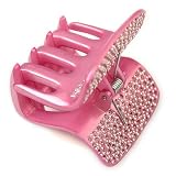 Dubois Pink Rose - Cubitas Duchamp Collection (Made in France - Hand-set Swarovski Crystals - Claw Clip)