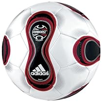 adidas Glider Soccer Ball White/Red