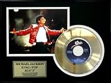 マイケル･ジャクソン 24Kプレートレコード額装 BEAT IT(今夜はビートイット)