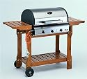 Landmann 3 Burner Gas Flatbed Barbecue Stainless Steel Hood