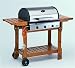 Landmann 3 Burner Gas Flatbed Barbecue Stainless Steel Hood