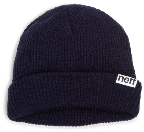 neff Men's Fold Beanie, Navy, One Size