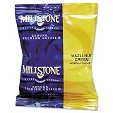Millstone Products Millstone Gourmet Coffee Hazelnut Cream 1 3 4 oz Packet 24 Carton Sold As 1 Carton Premeasured packs are quick and easy to use 100 Arabica beans Each packet brews one pot of coffee