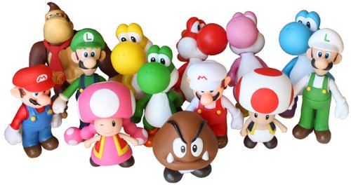 Super Mario Characters: Collection 3 5 Figure Set of 13