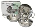 Stainless Steel Balti Dish 3/Set (6461)