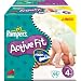 Pampers Active Fit Size 4 (15-44 lbs/7-18 kg) Nappies - 2 x Jumbo Packs of 68 (136 Nappies)