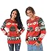 STAR WARS Darth Vader Stormtrooper Heads at-at Red Ugly Christmas Sweater (Adult Large)