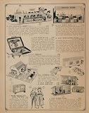 1962 Toy Ad Zoo Doxie Dachshund Barnyard Dollhouse TV - Original Print Ad