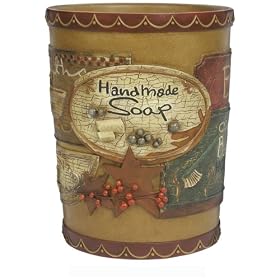 Expressions Country Baths Wastepaper Basket by Expressions