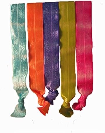 Dye Ties Bright Colored Head Bands - Box of 5