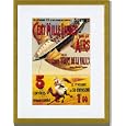 Gold Framed/Matted Print 17x23, One Hundred Thousand Leagues in the Air